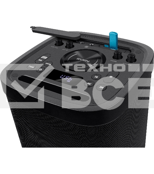 Колонка порт. Sven АС PS-930 черный 150W 1.0 BT/3.5Jack 7200mAh (SV-022402)