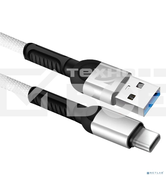Кабель Defender USB кабель F167 TypeC 1м, 2.4А, ткань, пакет