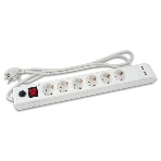 Сетевой фильтр Buro BU-SP3 USB 2A-B 3 м, 6 розеток, черный, коробка, фото10