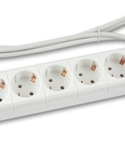 Сетевой фильтр Buro BU-SP3 USB 2A-B 3 м, 6 розеток, черный, коробка