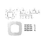 Рамка OMEGA Radian (Серебро Стекло органическое) 1-ая OF320401, фото2