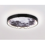 Настенно-потолочный светодиодный светильник Ambrella light FW11110 BK черный 15W LED 3000-6400K D240*38, фото8