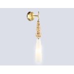 Настенный светильник Ambrella light LH75369 GD/WH золото/белый G9 max 28W 70*150*560, фото6