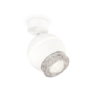 Комплект поворотного светильника Ambrella light XM1101010 SWH/CL белый песок/прозрачный MR16 GU5.3 LED 3W 4200K (A2202, C1101, N7191)