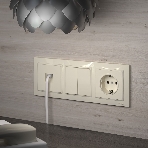 Розетка Ethernet RJ-45 (слоновая кость), фото6