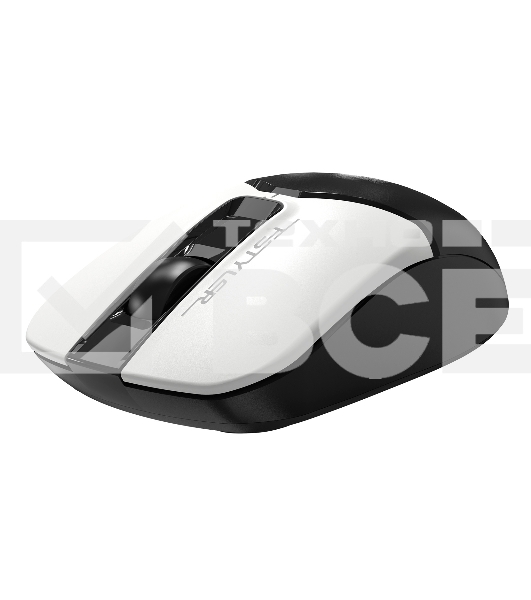 Мышь беспроводная A4Tech Fstyler FG12 белый/черный, 1200 dpi, радиоканал, USB, кнопки - 3
