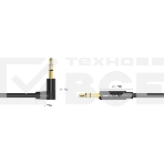 Кабель Vention аудио Jack 3,5 mm M/Jack 3,5 mm M угол 90  - 0.5м Черный Кабель Vention аудио Jack 3,5 mm M/Jack 3,5 mm M угол 90  - 0.5м Черный, фото2