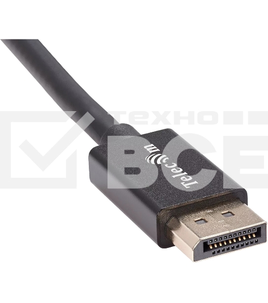 Кабель 1.4V Mini DisplayPort M <--> Display Port M 1,8м  4K@120HZ 8K@60HZ Telecom (TA683M-1.8M)