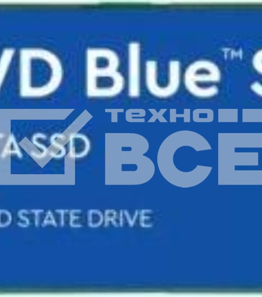 Накопитель SSD WD Blue SA510 WDS100T3B0B, 1Tb, SATA III, M.2 2280, R/W 560/520