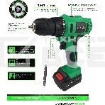 Дрель-шуруповерт Zitrek Greenpower 12-Li 063-4074, Аккумуляторная, 12В, 2 АКБ, Кейс, фото10