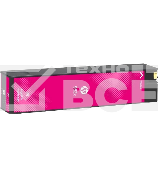 Картридж струйный HP 982X пурпурный PageWide Enterprise Color 765/780/785 T0B28A 16000 стр.