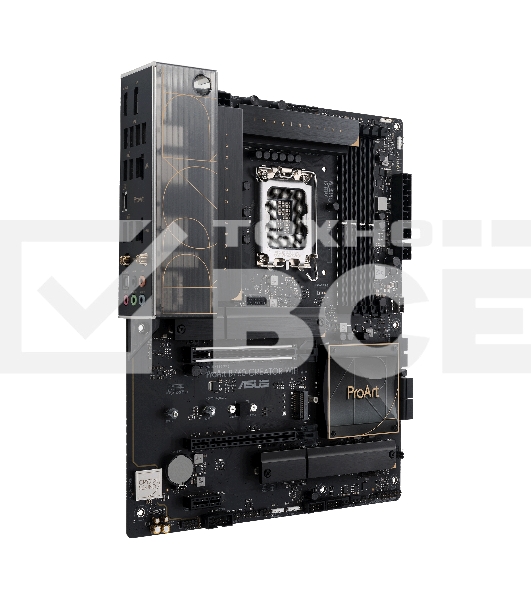 Материнская плата ASUS ProArt B760-CREATOR WIFI, LGA 1700, Intel B760, 4xDDR5, 4xSATA, 3xM.2, 1xPCI-E 5.0 x16, 1xPCI-E 4.0 x4, 1xDP, 1xHDMI, 2x2.5Gb LAN, 4xUSB-A, 1xUSB-C, 5x3.5 мм, 7.1, Standard-ATX