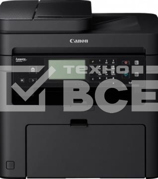 МФУ лазерный Canon i-Sensys MF237W (1418C105/1418C121/1418C122/1418C169/1418C161/1418C113/1418С030), A4, ч/б, печ. до 23 стр/мин., 1200 x 1200 dpi (печать) 600x600dpi (скан.), USB, RJ-45, Wi-Fi