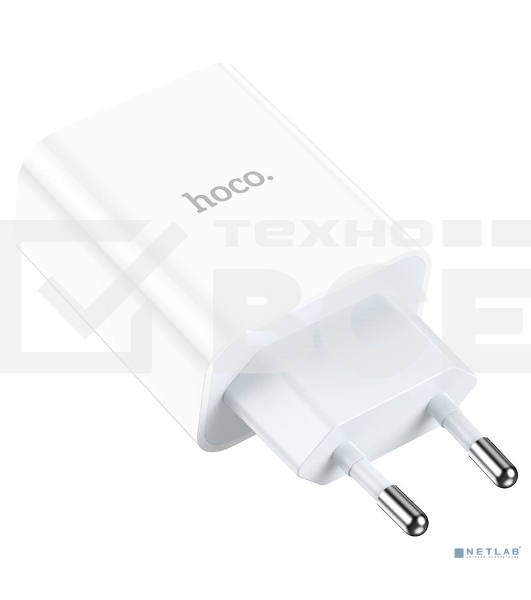 Сетевое зарядное устройство HOCO HC-66076 C97A/PD + QC 3.0/2 USB: Type-A + Type-C/Выход: 5V_9V_12V, 20W/белый