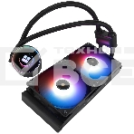 Водяное охлаждение для процессора Thermalright Frozen Notte 240 черный ARGB V2 (240mm, Black, ARGB/ Fans: 2x120mm, 72.37CFM, 27.7dBA, 2000RPM/ Pump height 54mm, 28dBA, 5300RPM, Rad thickness 27mm/ S: 1200, 1700, 1851, 2011, 2066, 115X, AM2, AM2+, AM3, AM3, фото10