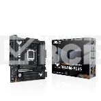 Материнская плата ASUS TUF Gaming B850M-Plus, AM5, AMD B850, 4xDDR5, 4xSATA, 3xM.2, 1xPCIe 5.0 x16, 1xPCIe 4.0 x4, 1xPCIe x1, 1xDP, 1xHDMI, 1x2.5Gb LAN, 4xUSB 2.0, 4xUSB 3.2 Gen 1, 3xUSB 3.2 Gen 2, 1xUSB-C, 3x3.5 мм, 7.1, mATX, фото 1