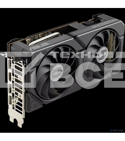 Видеокарта Asus AMD Radeon RX 7600 8Gb PCI-E DUAL-RX7600-O8G-EVO 128bit GDDR6 2280/18000 HDMIx1 DPx3 HDCP Ret