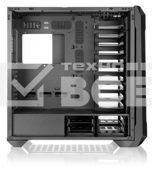 Компьютерный корпус без блока питания Case Raijintek ZOFOS ULTRA, Full-Tower, TG, no fan, 2xUSB-A 3.0 + 1xUSB Type-C, SSI-EEB, E-ATX, ATX, mATX, mITX Black