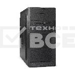 Компьютерный корпус Minitower ExeGate BAA-105-01-UNS500 (mATX, БП UNS500 с вент. 12см, 2*USB, аудио, черный), фото3