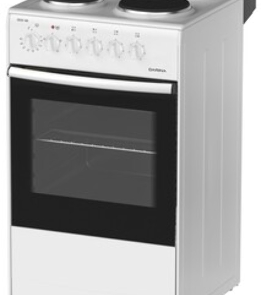 Плита электрическая Darina S EM 341 404 W белый/черный, конфорок 4 шт, духовка 50 л, 50 см x 85 см x 56 см