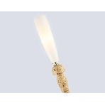 Настенный светильник Ambrella light LH75369 GD/WH золото/белый G9 max 28W 70*150*560, фото5