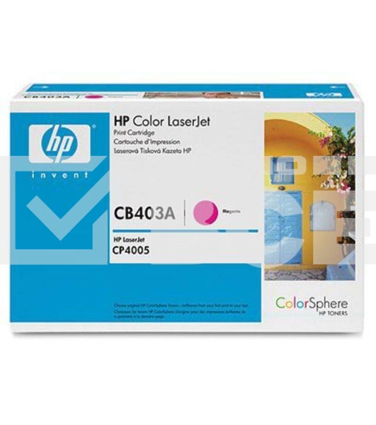 Картридж лазерный HP CB403A пурпурный для CP4005 7500стр.