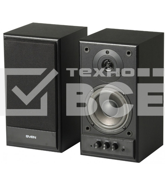 Колонки Sven SPS-702 2.0 черный 40Вт