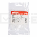 Кабельная скоба под винт Rexant 6 мм, белая, упаковка 50 шт., фото4