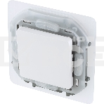 Переключатель IP44 10AX 250В белый, фото 1