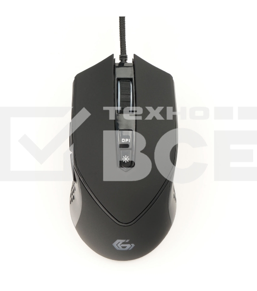Мышь проводная Gembird MG-770 черный, 3200 dpi, USB, кнопки - 7