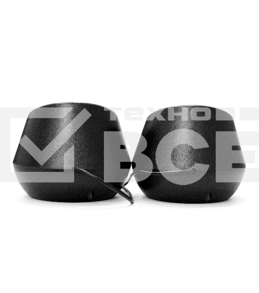 Акустическая система 2.0 ExeGate EX287060RUS Disco 130 (питание USB, 2х3Вт (6 Вт RMS), 100-20000Гц, черный/оранжевый)