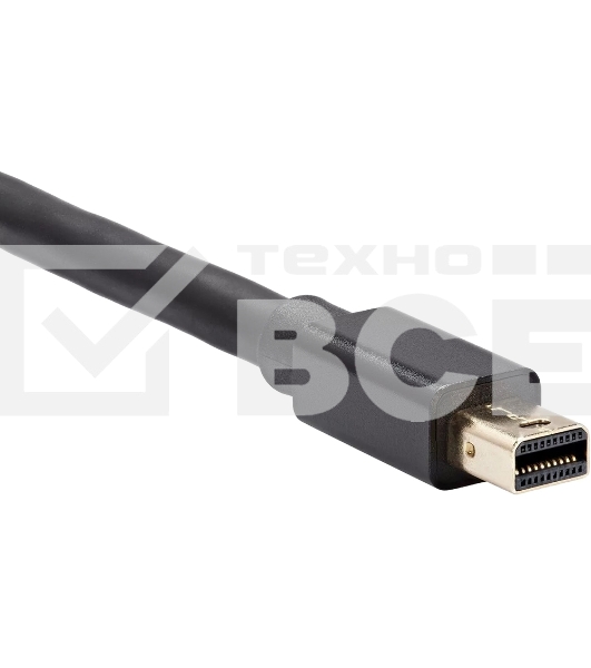 Кабель 1.4V Mini DisplayPort M <--> Display Port M 1,8м  4K@120HZ 8K@60HZ Telecom (TA683M-1.8M)
