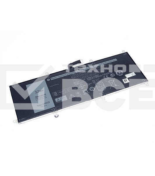Аккумуляторная батарея для планшета Dell Venue 10 Pro 5056 (GFKG3) 7.4V 4220mAh 8pin