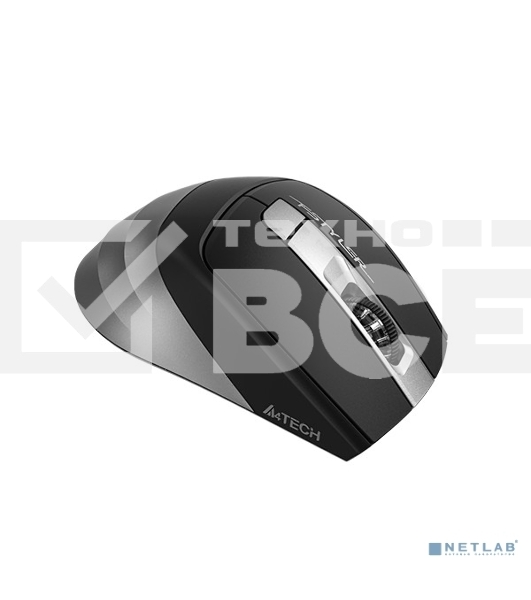 Мышь беспроводная A4Tech Fstyler FB35 серый, 2000 dpi, радиоканал, Bluetooth, USB, кнопки - 6