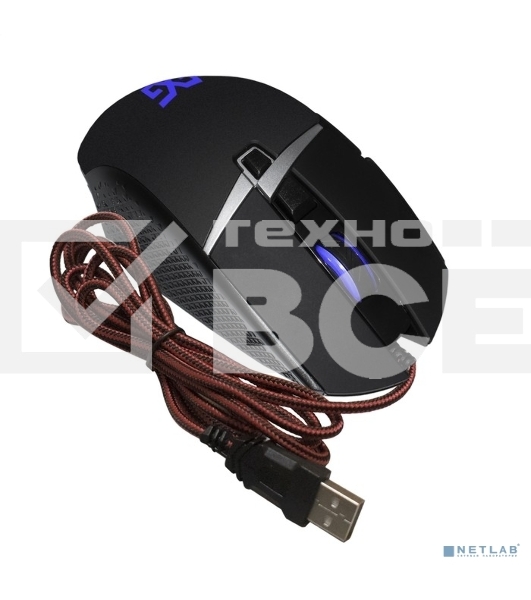 Мышь проводная ExeGate Gaming Standard Laser GML-13 черный, 4000 dpi, USB, кнопки - 8