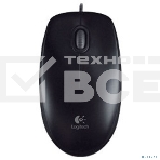 Мышь проводная Logitech B100 черный, 1000 dpi, USB, кнопки - 3, фото2