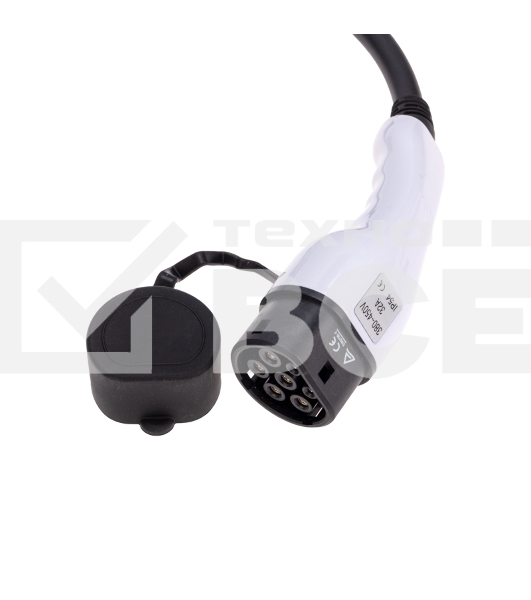 Кабель зарядный для электромобилей 380 V - 32 A - TYPE 2/TYPE 2 (8 метров) Rexant