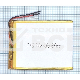 Аккумулятор Li-Pol (батарея) 3x70x90мм 3pin 3.7V/3000mAh