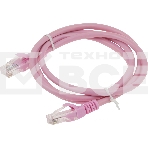 Патч-корд UTP Cablexpert PP12-1m кат.5e, 1м, литой, многожильный (розовый), фото4