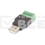 Сборный разъем USB папа, фото 1