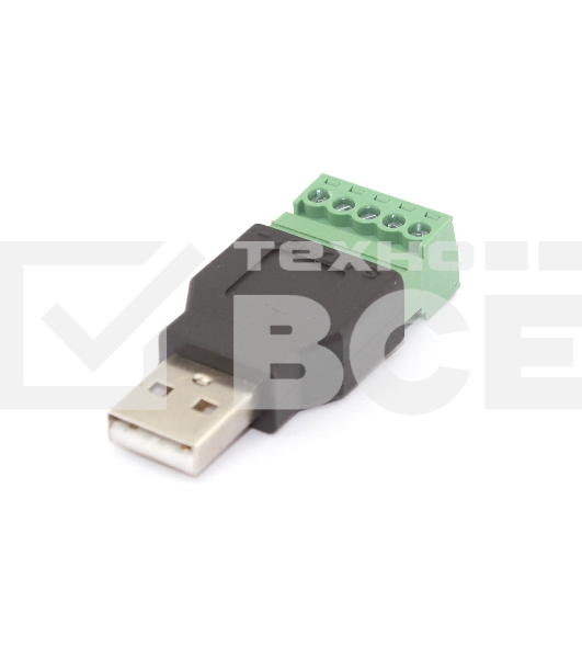 Сборный разъем USB папа