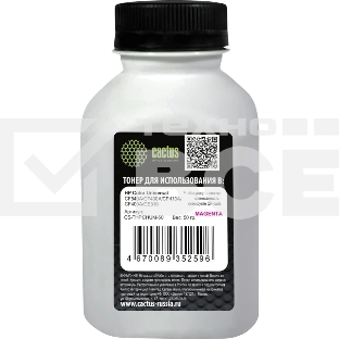 Тонер Cactus CS-THPCHUM-50 пурпурный флакон 50гр. для принтера HP Color Universal CF540A/CF400A/CF410A/CF400A/CE310