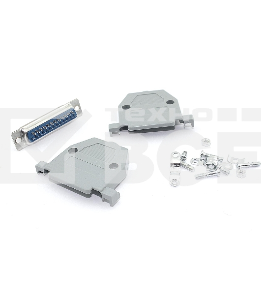 Сборный штекер D-SUB/DB25 папа 10 шт