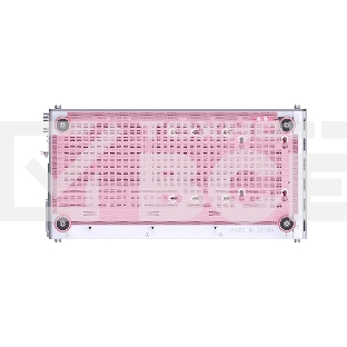 Корпус без блока питания Case JONSBO Z20, Mini-Tower, TG, no fan, 1xUSB-A 3.2 + 1xUSB-C 3.2, mATX, mITX Pink/White
