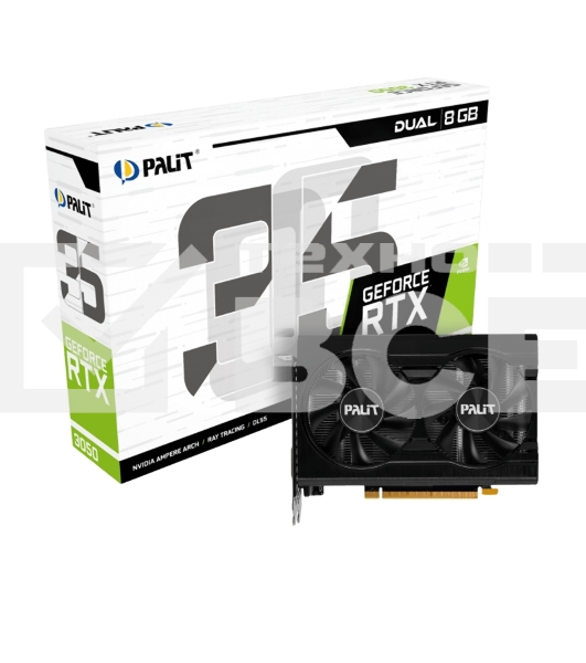 Видеокарта Palit RTX 3050 DUAL 8G V1 (NE63050018P1-1070D V1) RTL