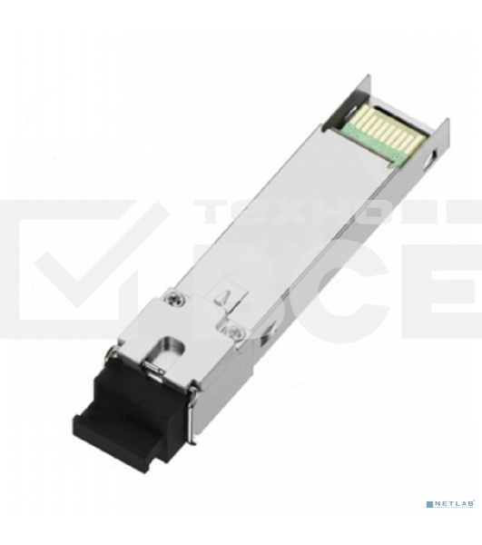 Модуль NTSS SFP, 1,25Гбит/с, разъем SC, рабочая длина волны 1550/1310нм, SM, WDM, дальность до 20км, ОБ 14дБ, DDM NTSS-SFP-1.25G-53-20SD