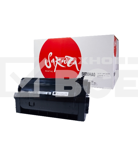 Картридж Sakura 58D0HA0 для Lexmark MS821n/MS821dn/MS822de, черный, 15000к.