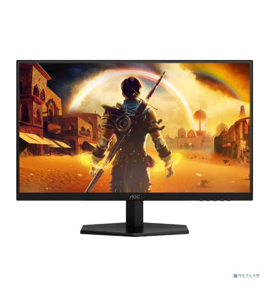Монитор 27' AOC Q27G42HE IPS 2560x1440, 180 Гц, 0.5 мс, 16:9, 350 кд/м², HDMI 2.0, DP 1.4, 3.5 Jack, HDR10, G-Sync, Adaptive-Sync, черный/красный