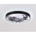 Настенно-потолочный светодиодный светильник Ambrella light FW11110 BK черный 15W LED 3000-6400K D240*38, фото6