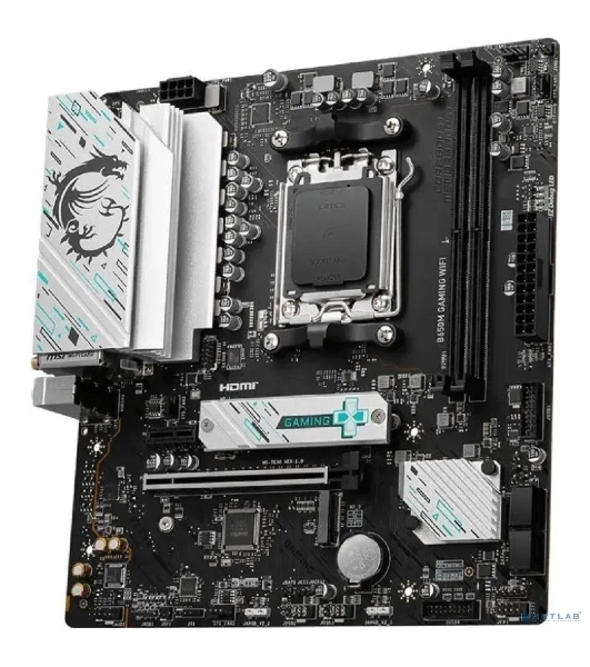 Материнская плата MSI B650M GAMING WIFI, AM5, AMD B650, 2xDDR5, 4xSATA, 2xM.2, 1xPCIe 4.0 x16, 1xPCIe 3.0 x1, 1xDP, 1xHDMI, 1x2.5Gb LAN, Wi-Fi 6E, Bluetooth 5.3, 1xUSB-C 5Gbps, 3xUSB-A 5Gbps, 2xUSB-A 2.0, 1xS/PDIF, 5x3.5 мм, 7.1, mATX